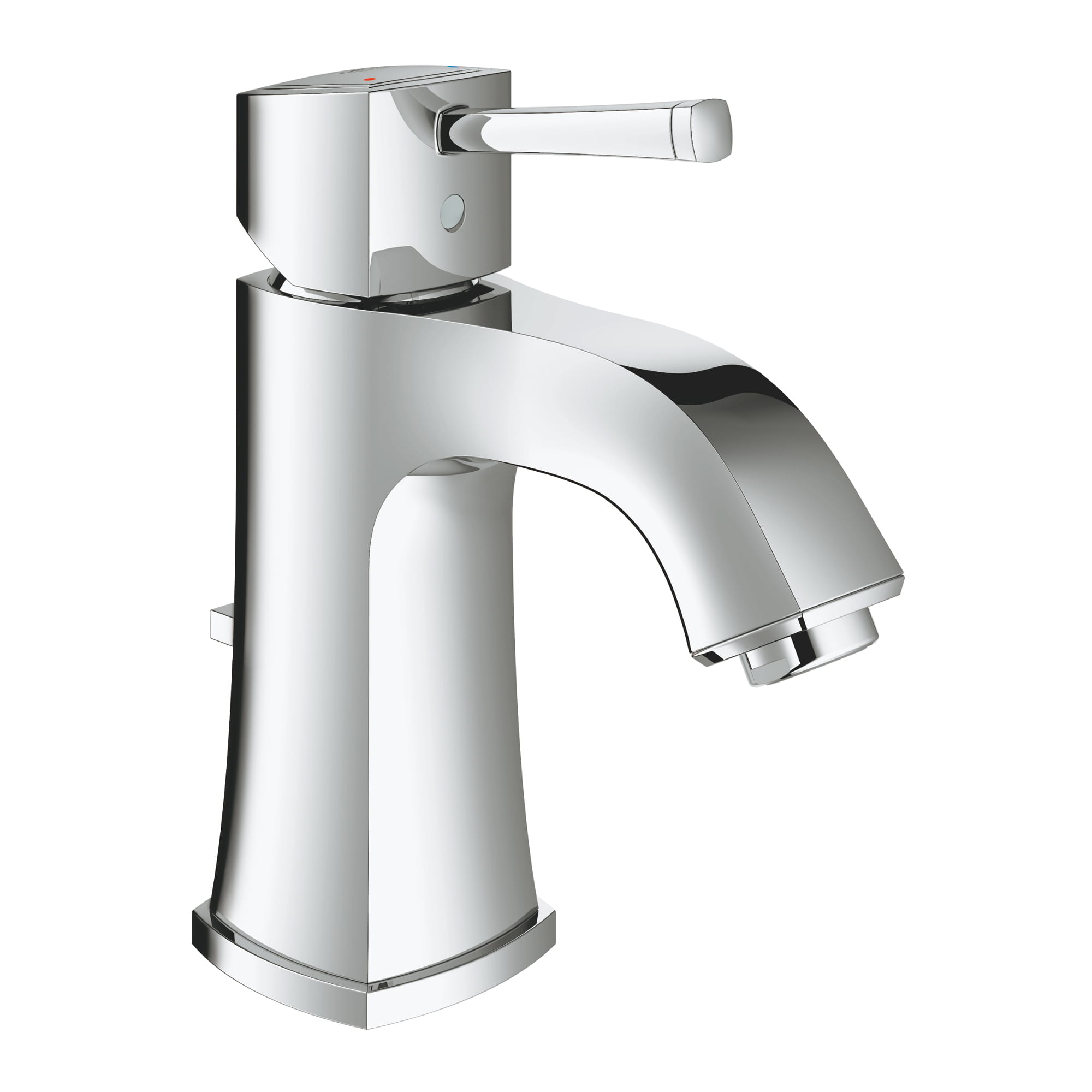 Single Hole Single Handle M Size Bathroom Faucet 12 GPM GROHE BRUSHED NICKEL